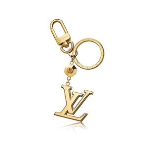 Louis Vuitton gold keychain